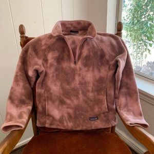 Pink Tie Dye Patagonia Synchilla Fleece Pullover